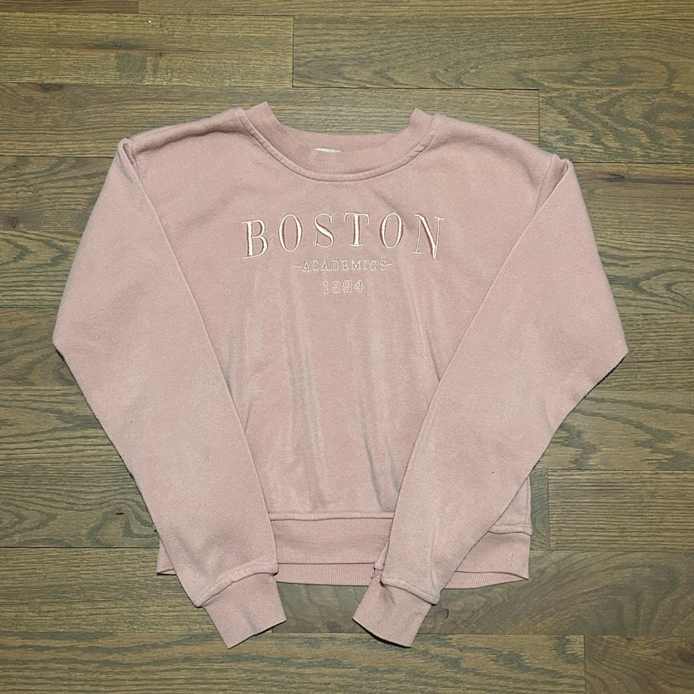 Pink Boston Sweatshirt Size Small